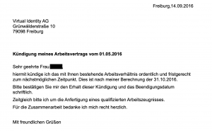 Programmierer Freelancer – Kündigung